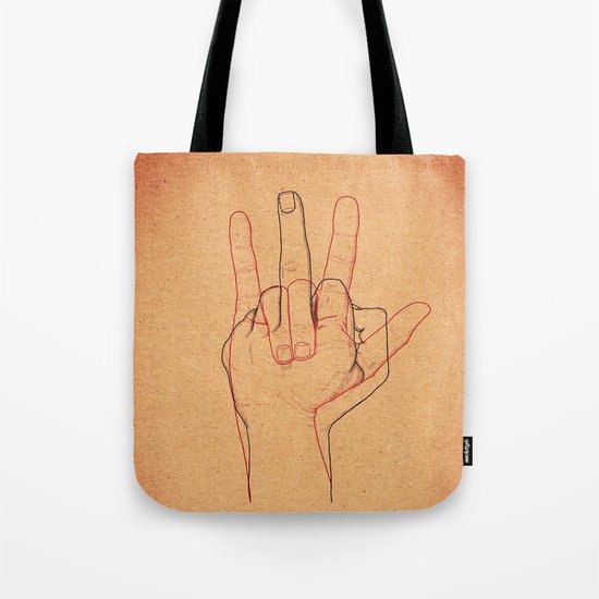 Love and Hate Tote Bag