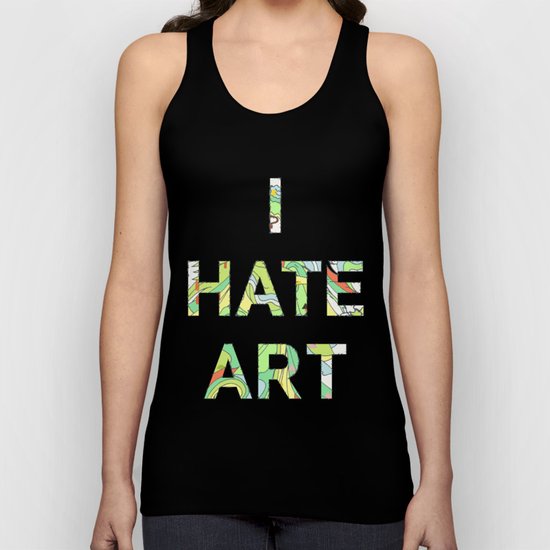 I HATE ART Unisex Tank Top