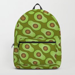 Avocado Pattern Green on Green Backpack | Pattern, Popart, Brunch, Kitchen, Breakfast, Avocadoprint, Vegan, Graphicdesign, Avocadolover, Avocadogreen 