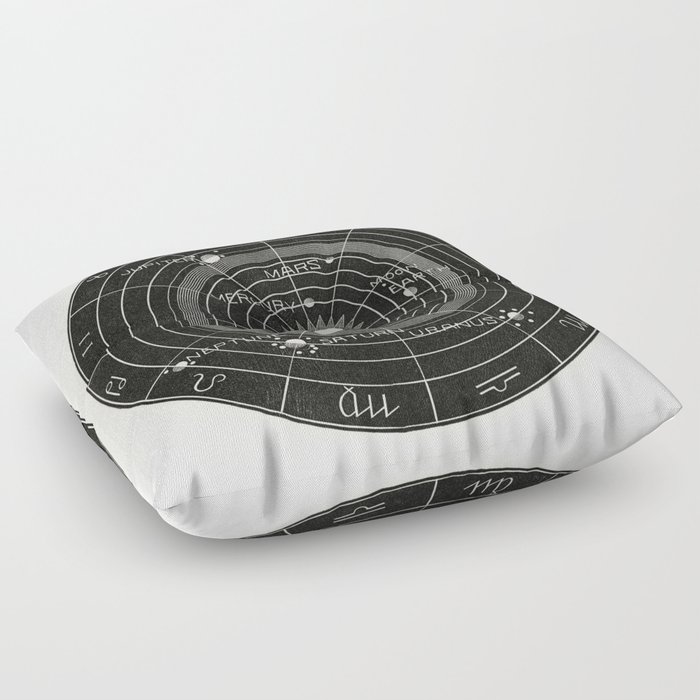 Astronomy Chart Floor Pillow