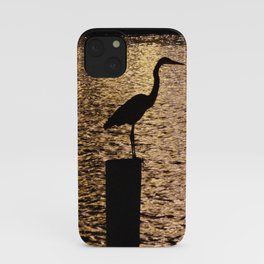 Heron Silouette iPhone Case