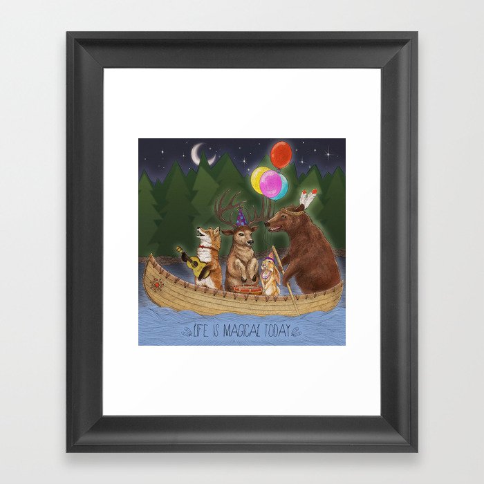Life Is Magical Today Framed Art Print