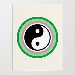 Simple Yin Yang  Poster