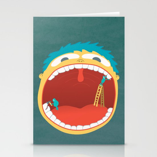 Oh, They're Teeth People! Stationery Cards