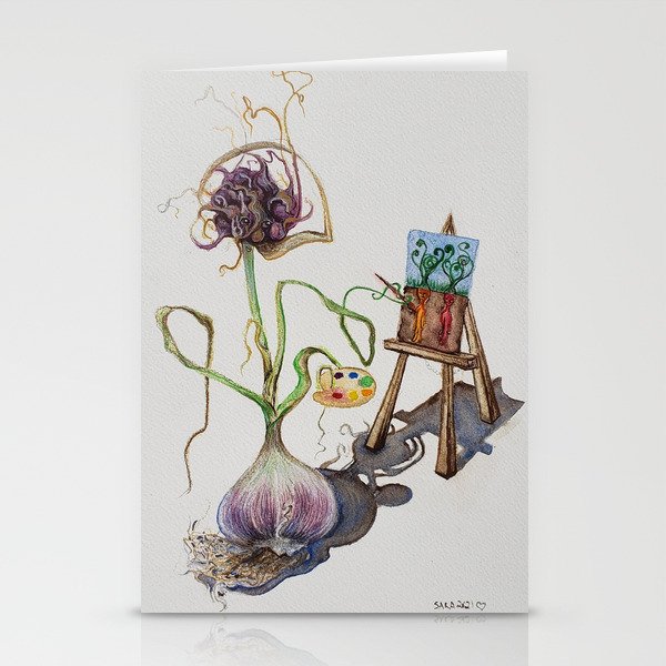 Garlic Artist Stationery Cards