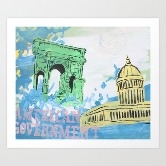 "American Government" Art Print