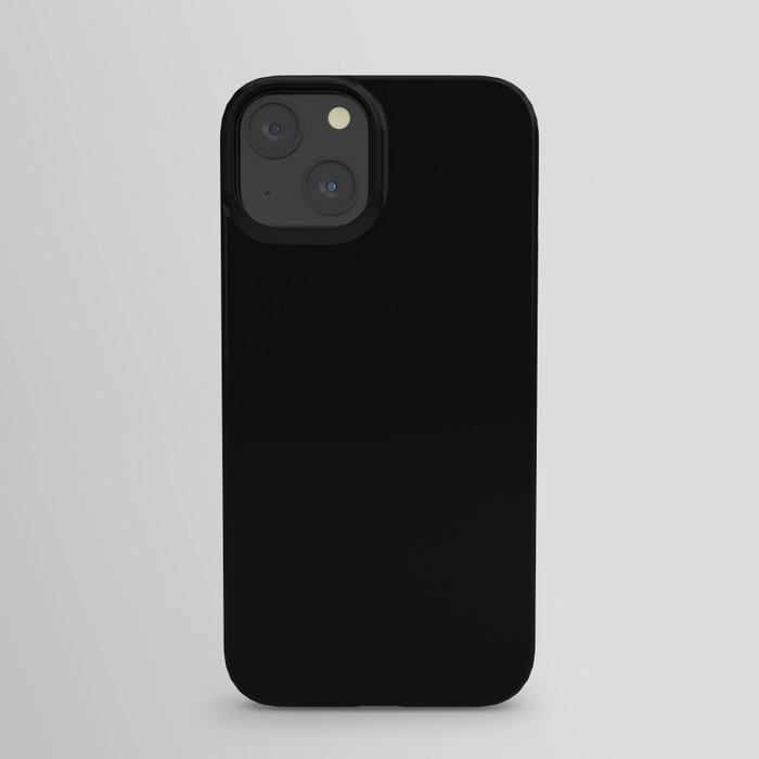 Jet Black iPhone Case