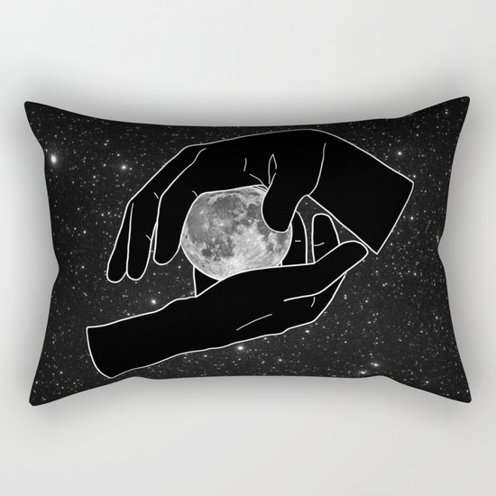 Hold the Moon Rectangular Pillow