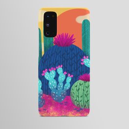 Cactus Sunset Android Case
