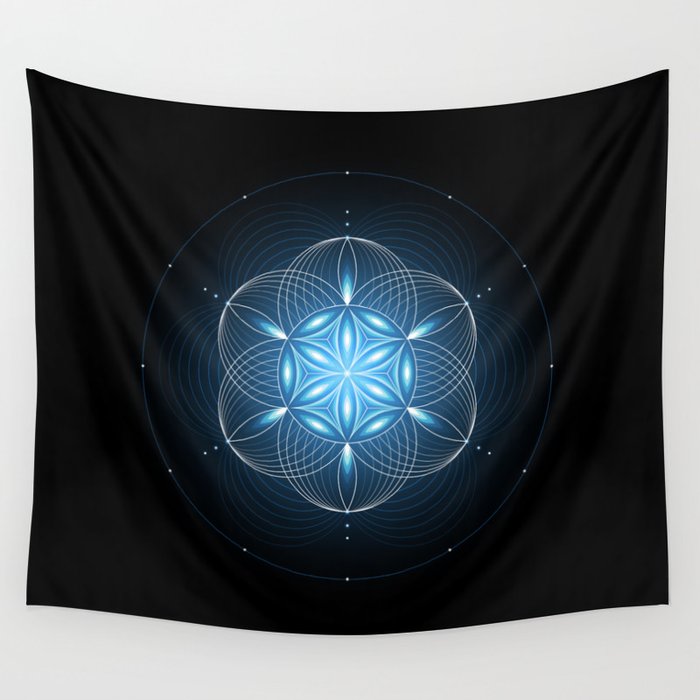 Pulse | Sacred geometry Wall Tapestry
