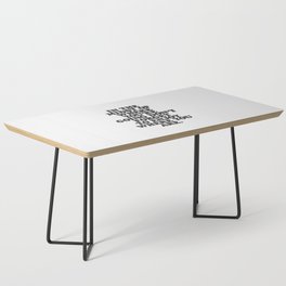 IN THE MIDST OF WHERE YOU’RE GOING DON’T FORGET TO ENJOY WHERE YOU ARE motivational typography Coffee Table