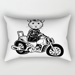 Moto Hamster Rectangular Pillow