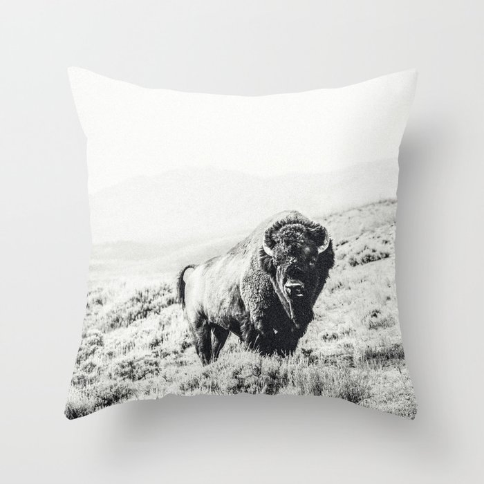 Nomad Buffalo Throw Pillow