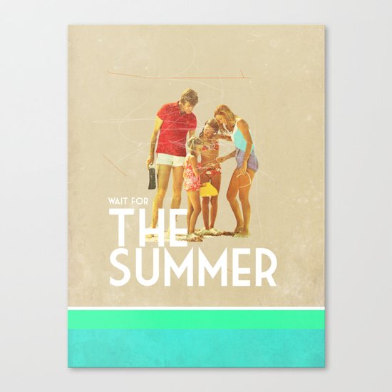 For The Summer Canvas Print