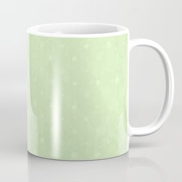 Distressed Watercolour Green Polka Dot Print - Pastel / Mint / Spots / Spotted Pattern Coffee Mug