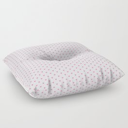 Small Hot Pink heart pattern Floor Pillow