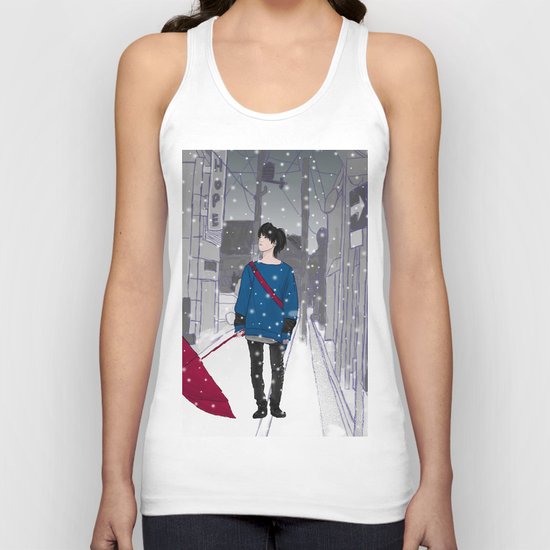 In The Snow Unisex Tank Top