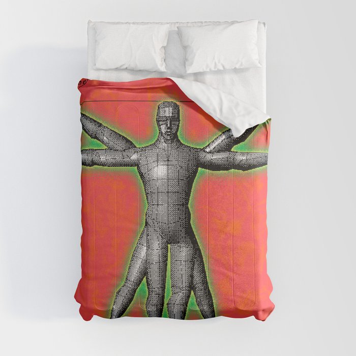 BLKLYT/43 - VITRUVIAN MAN Comforter