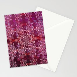 Flaky Snowflakes #1 Stationery Card