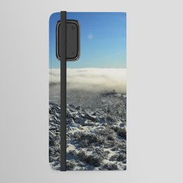 snowy road Android Wallet Case