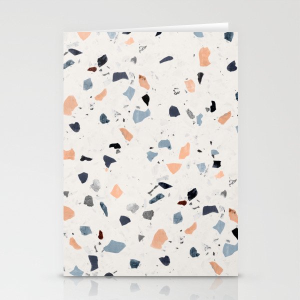 terrazzo pattern Stationery Cards