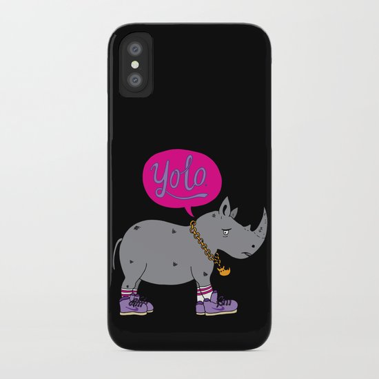 Yolo Rhino iPhone Case