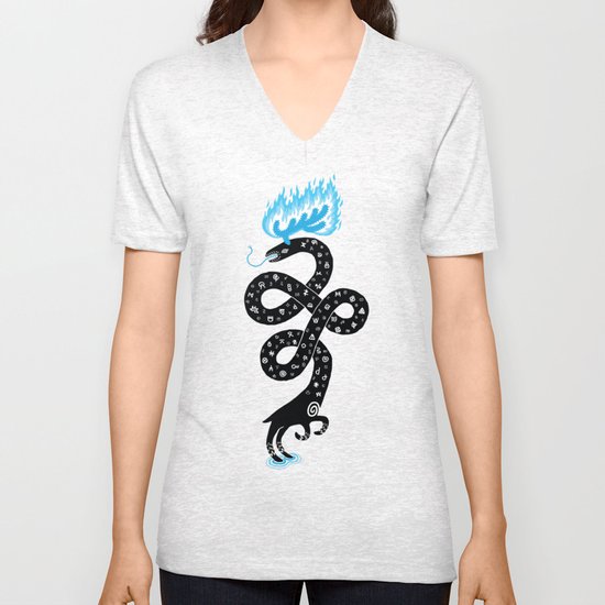 The Puzzling Beast Unisex V-Neck