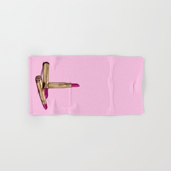 LIPSTICK BULLET Hand & Bath Towel