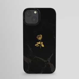 Forever Petal (Black Gold) iPhone Case