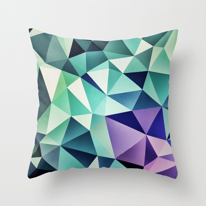 :: digital pattern :: Throw Pillow
