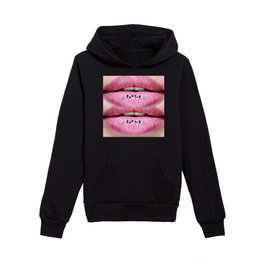 Sexy lips Kids Pullover Hoodie