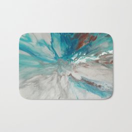 Blown Away - Abstract Acrylic Art by Fluid Nature Bath Mat