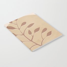 Simple Minimal Boho - Botanical Leaves 2 Notebook