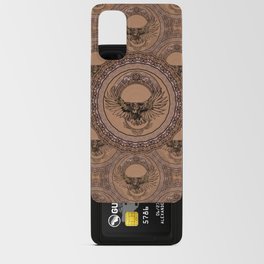 Flying Owl - Decorative Moon - pattern tile Android Card Case