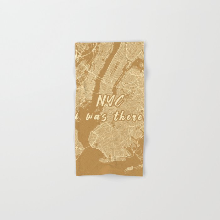 NYC - i was there - Neutral Topo Hand & Bath Towel