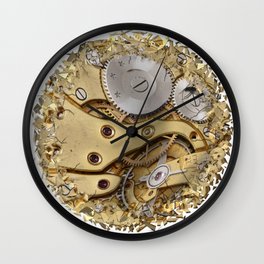 Broken Time Wall Clock