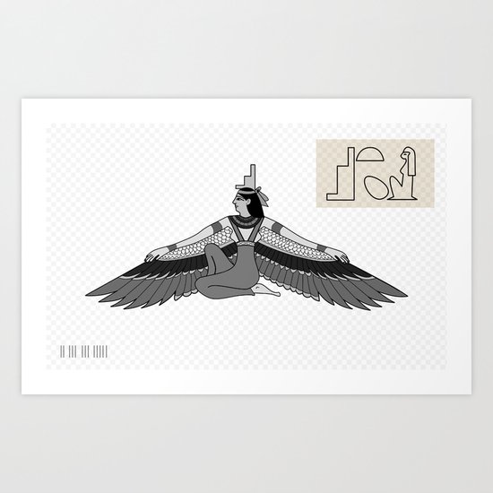 Isis the Goddess Art Print