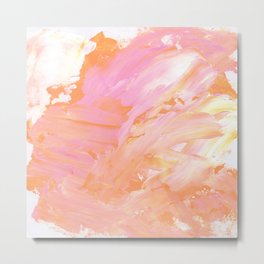 Abstract 904 Metal Print | Pink, Orange, Abstract, Abstractpainting, Painting, Abstractart, Art 