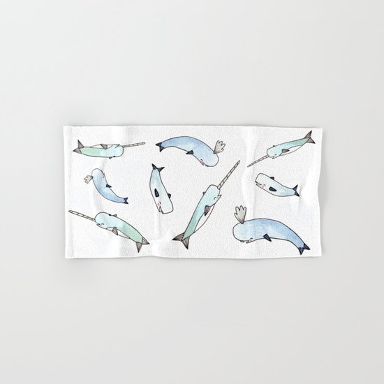 Narwhal Friends Hand & Bath Towel