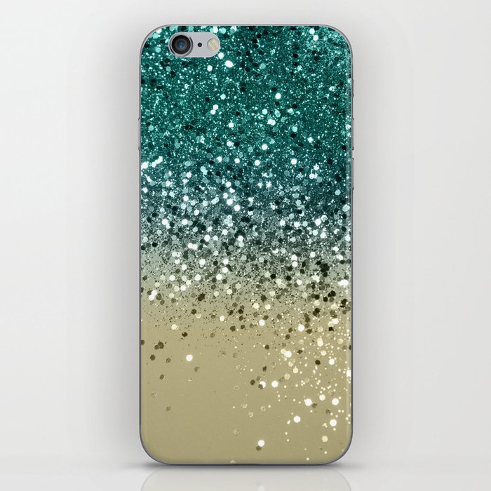 Lemon Twist Beach Glitter #1 (Faux Glitter) #shiny #decor #art #society6 iPhone Skin