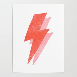Thunder Distressed Poster
