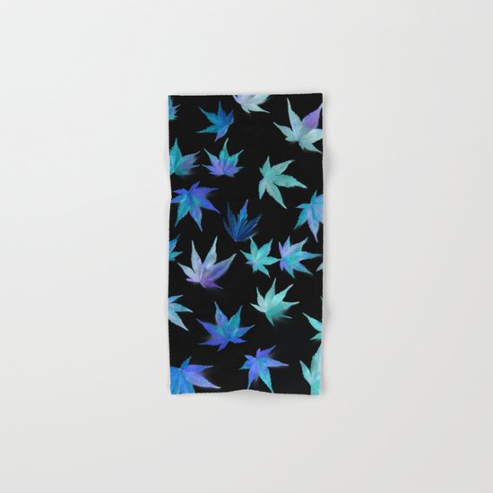 AUTUMN ROMANCE - LEAVES PATTERN #1 #decor #art #society6 Hand & Bath Towel