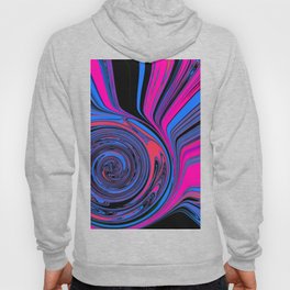 Spiral Swirl Colorful Abstract Art / GFTswirl014 Hoody