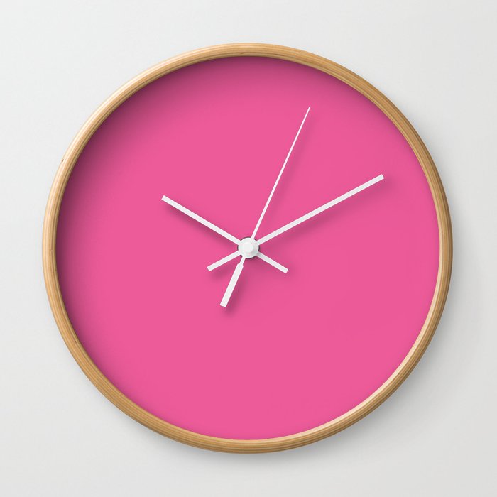 Pink Bubble Gum Wall Clock