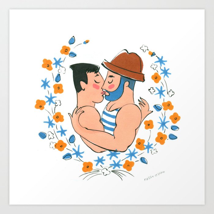 Complementary Love I Art Print
