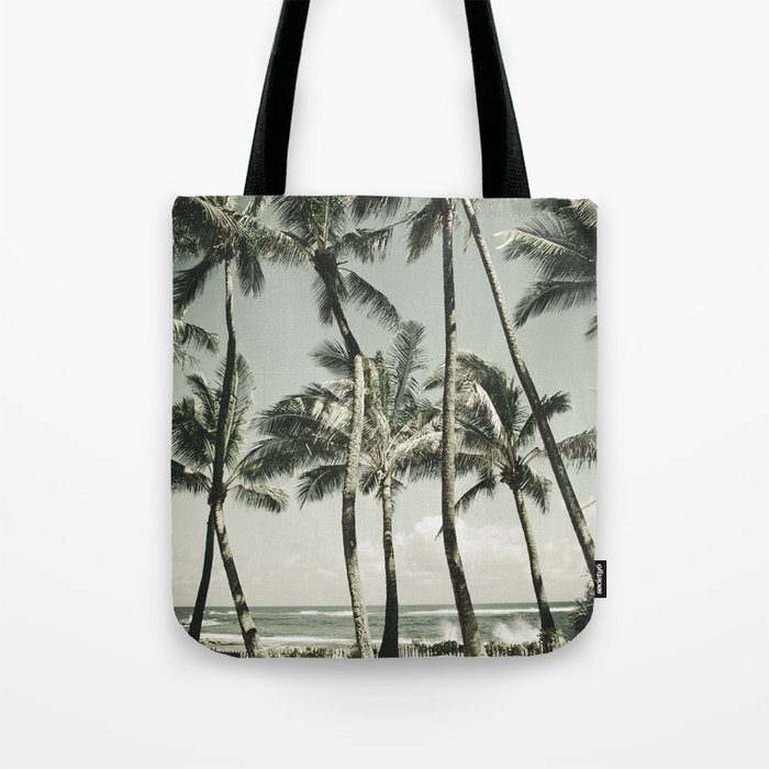 Kuau Beach Palms Maui Hawaii Tote Bag