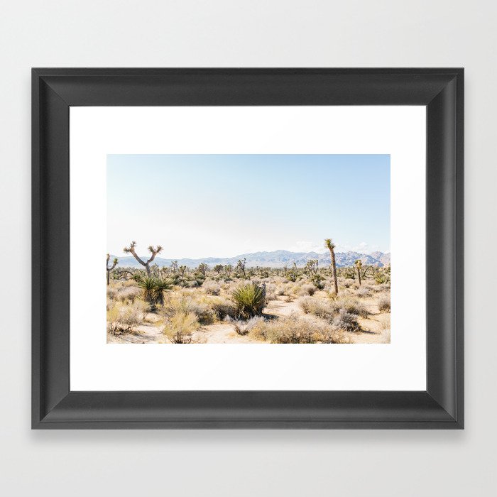 desert landscape Framed Art Print