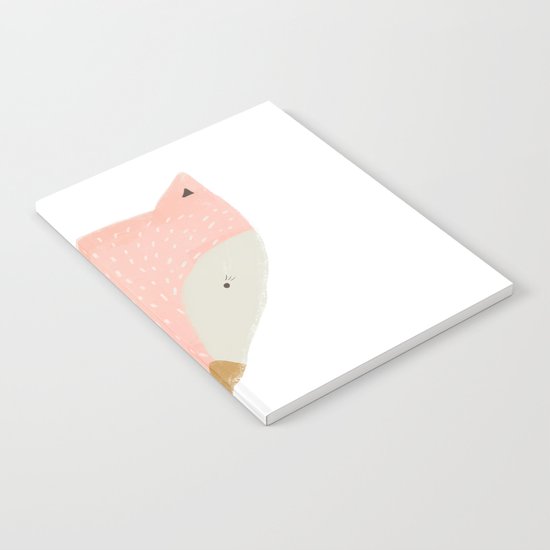 pink fox Notebook