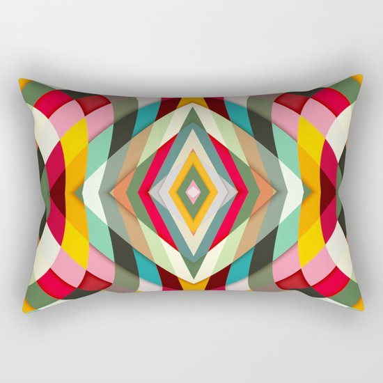 Colorful Smile Rectangular Pillow