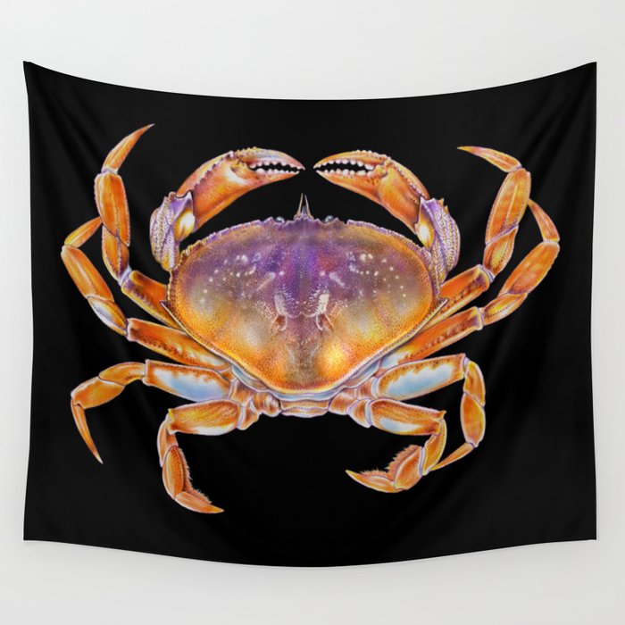 Dungeness crab Wall Tapestry